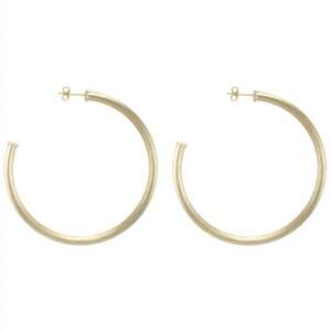 NEW SHEILA FAJL women's large everyone's favorite hoops in gold
